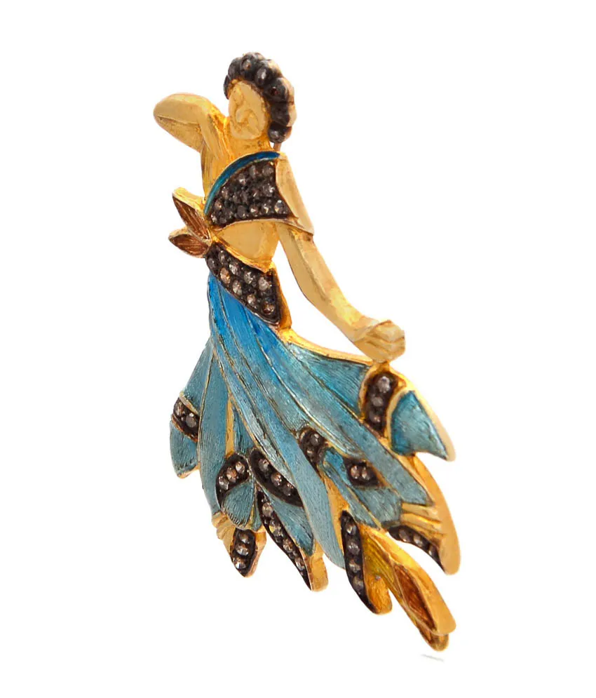 Dancing lady pendant, alternate view